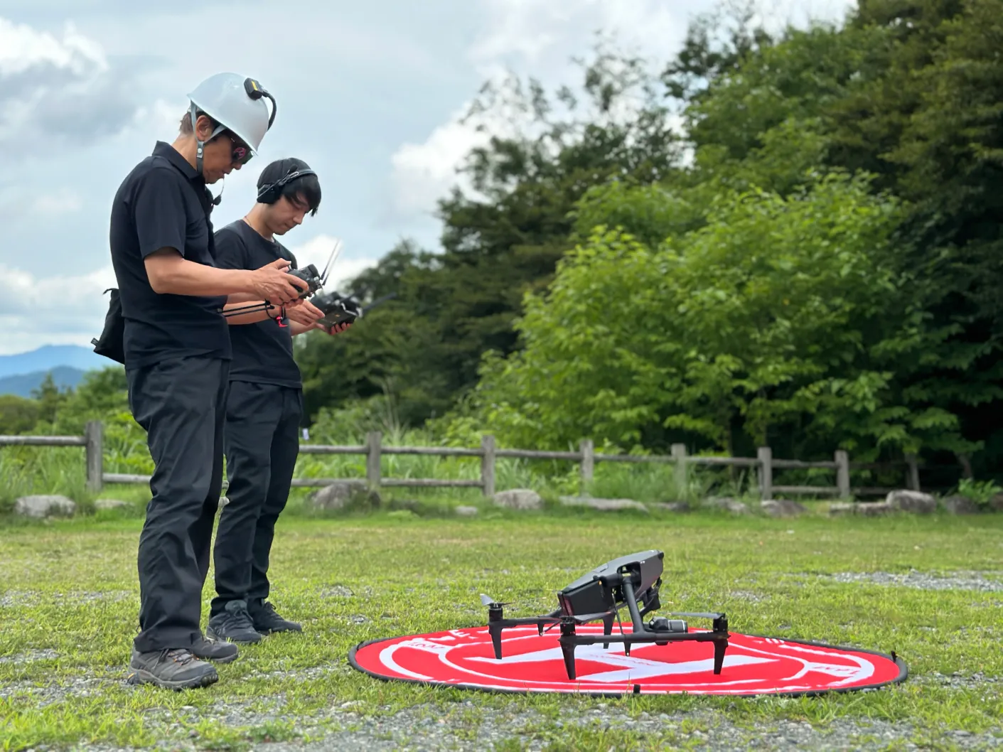8Kドローン撮影風景の画像